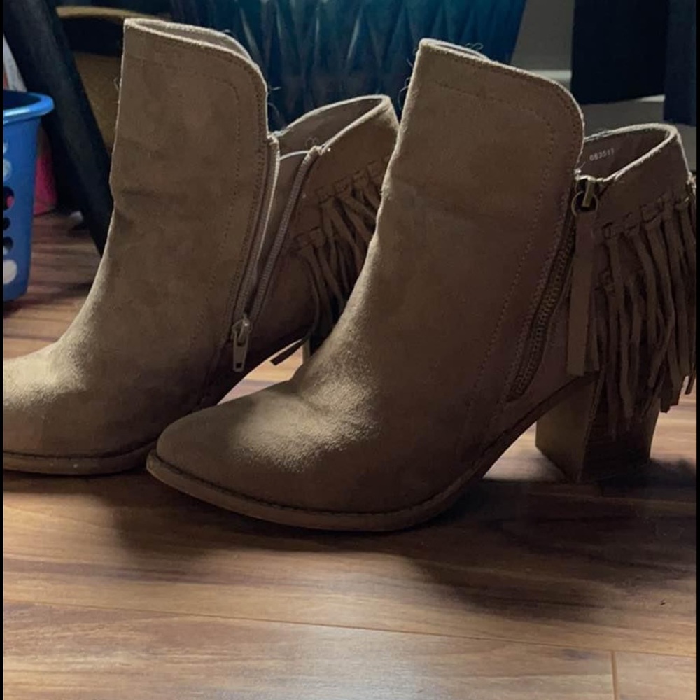 Tan Booties